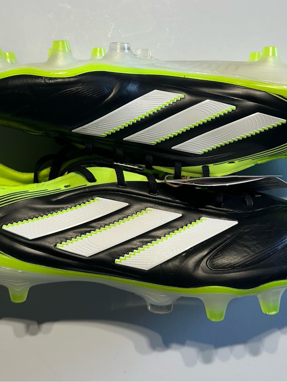 Adidas Copa Pure 3 Elite FG Black /White/Green JH6304 Men’s Size 8.5